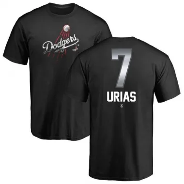 Black Men's Julio Urias Los Angeles Dodgers Midnight Mascot T-Shirt -