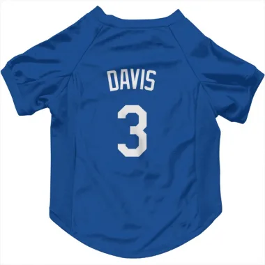 Royal Los Angeles Dodgers Willie Davis   Dog & Cat Pet Jersey