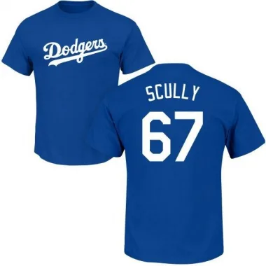 Royal Men's Vin Scully Los Angeles Dodgers Roster T-Shirt -